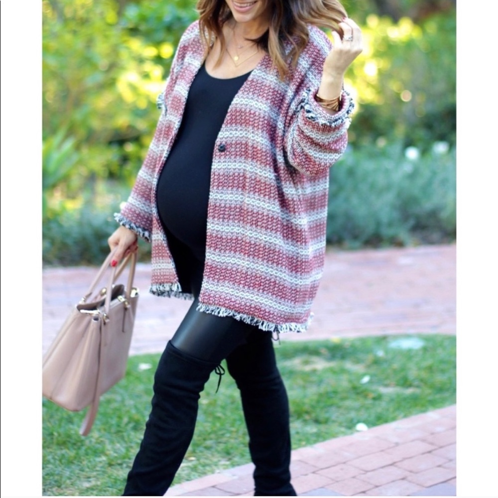 Hatch Maternity Tweed Jacket